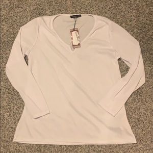 NWT boohoo notch long sleeve